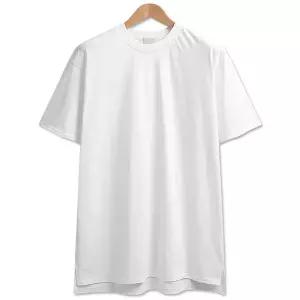 [탑보이]남녀공용 빅사이즈 옆트임 무지 레이어드 반팔티  MD279 _P300846877