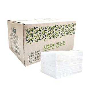 청소용부직포/정전기청소포 민자형 400매/19.5*31.5cm