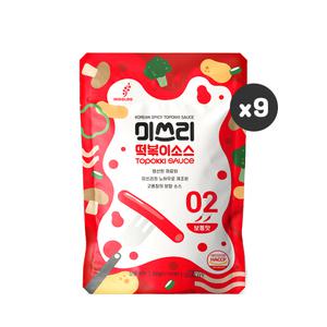 미쓰리 떡볶이소스 100g 9개 가루 분말 양념 소포장