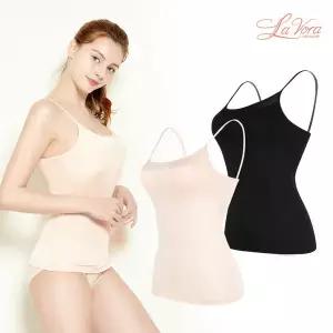 [라보라] 여성 인견브라런닝 노와이어 몰드 브라끈나시