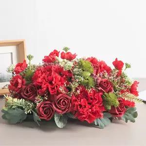 카네이션 조화 센터피스 엘레강스Ⅱset 35cm 3컬러 꽃 어버이날 스승의날 테이블 장식 감사 선물 행사 소품