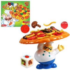 흔들흔들 피자토핑 보드게임 피자에 토핑을 올려요 장기 바둑 체스 실내놀이 완구 장난감 게임