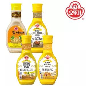오뚜기 스모키 허니 머스타드 홀그레인 참깨 드레싱 소스