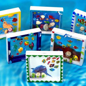 바다액자 만들기 키트(자연물 조개껍질 활용 여름만들기)