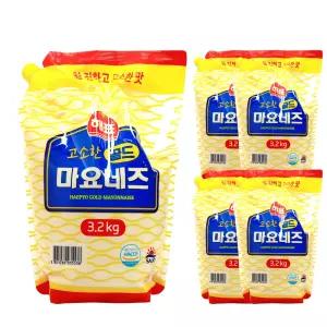 해표 고소한 골드 마요네즈 3.2kg /스파우트팩 한박스 (3.2kg x 4ea)