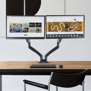 카멜마운트 고중량 USB타입 듀얼 모니터 거치대 PMA-2DU 블랙