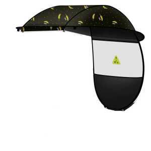 전기 오토바이 캐노피 앞 유리 선스크린 비가림 덮개