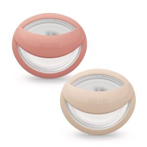 누크 마미필 노리개젖꼭지 S1 (0~9개월) 블러쉬+샌드스톤/2개입/쪽쪽이