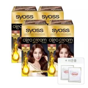 사이오스 올레오크림 새치커버 염모제 2P 펄핑크, 4개 + 증정( 염색키트, 2개 )