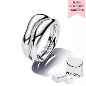 [롯데백화점]판도라 [판도라][백화점 보증서 제공]오가니컬리 쉐입드 스태킹 링_193264C00