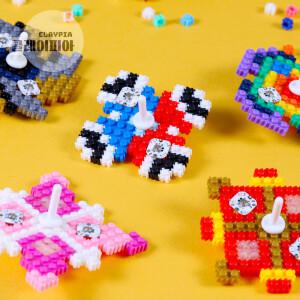 LED 불팽이 디폼블럭 팽이 만들기 돌봄교실 장난감 블럭 놀이