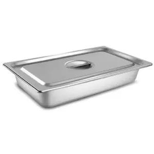 스텐 밧드 용기 트레이 반찬통 받드 밧트 풀 2in/스테인레스/바트/뚜껑/찬통/반찬/업소용/사각/주방