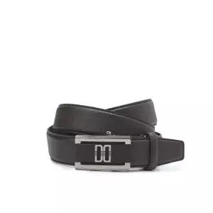 [롯데백화점]닥스 액세서리 [쇼핑백동봉] 다크 브라운 DD장식 무광버클 소가죽 자동벨트 DBBE5E763