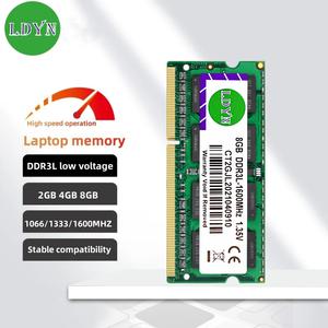 DDR3L RAM 2GB 4GB 8GB 1066 1333 1600MHZ PC3-8500 10600 12800s 노트북 컴퓨터 메모리 모듈 SODIMM 저전