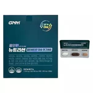 GNM자연의품격 올인원 뉴트리션 멀티비타민 칼슘 마그네슘 2600mg x 30개입 1개 / 써클