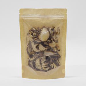 전면투명 후면크라프트 지퍼스탠드, 스탠딩지퍼백 20x28cm 100장, 사이즈 7종