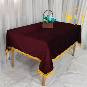 입학식 벨벳 테이블보 행사용 졸업식 종무식 탁상 대형 식탁 테이블보 230cmx150cm