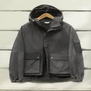 헤지스 남성 25SS 차콜 그레이 바람막이 HZJU5E807CG