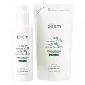 메이크프렘 세이프 미 릴리프 모이스처 비건 클렌징밀크 200ml + 리필 100ml