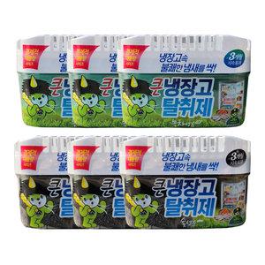 산도깨비 큰 냉장고 탈취제 본품 420g 녹차3개 숯3개