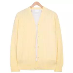 소프트 꽈배기 오버핏 니트 가디건 FL045)