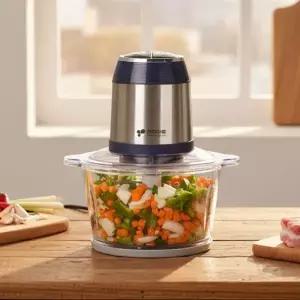 (생활가전) 키친아트 2L 멀티 만능 다지기 마늘 야채 다지기 쵸퍼 마늘박피기 350W KM-N14FM