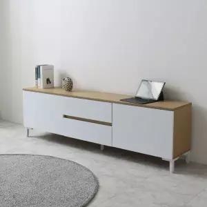 C1340 서랍 2단 1600 거실장 2colors