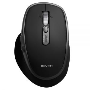 아이리버 충전식 무한휠 멀티페어링 무선 마우스 GT300 블랙