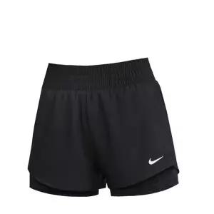 [나이키] 여성 미드라이즈 3인치 투인원 러닝 쇼츠(속팬츠) DX6013-013