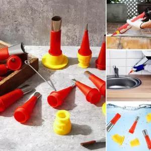 인테리어 실리콘노즐 스텐 실리콘노즐 24개 세트