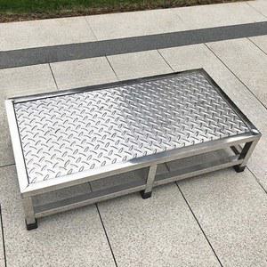 스텐 작업발판1단 디딤대 미끄럼방지 이동식 작업발판 발디딤대