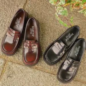 하루타 4900 여성 로퍼 블랙 자메이카 3E