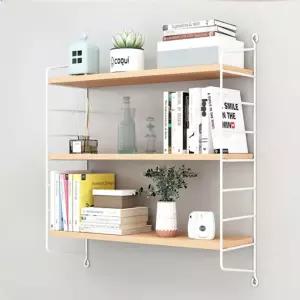 심플 벽선반/책꽂이/벽장식/원목/장식장/주방/정리대/수납/선반/인테리어/공간/책장/보조/책선반/책상/타공