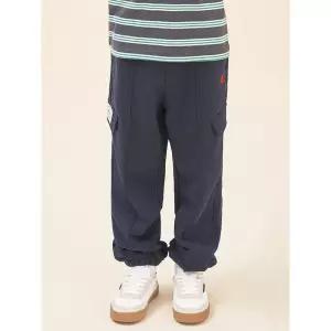 [25FW 시즌오프 30] 포켓 저지 와이드 팬츠 - 네이비 (BI5821U06R)