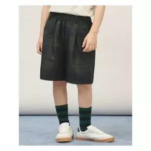 [25FW 시즌오프 30] 체크 버뮤다 반바지 - 그린 (BI5825U02M)