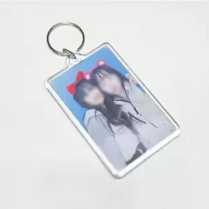 아크릴 투명 증사 최애 사진 액자 키링 직사각 특대형