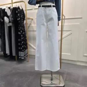 [에고이스트] 벨트 포인트 와이드 데님팬츠 ER4JP907IV_CA