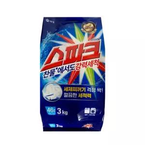 애경 스파크 오리지널 가루 세탁세제 리필 3kg