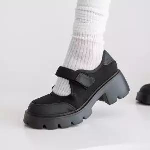 (더블경량창) 메이트 벨크로 메리제인 통굽로퍼(6cm)