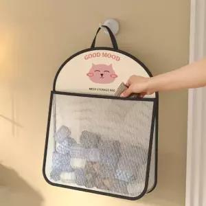 메쉬주머니 걸이식 메쉬 행거 수납주머니 (WFJWZI0)