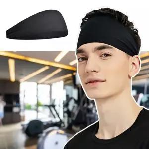 스포츠마스크 헬스 데일리 기본 런닝 각종 스포츠 헤어밴드 블랙 (WFJWZGV)