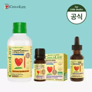 차일드라이프 퍼스트 세트 (액상 유산균+액상칼슘마그네슘+비타민D3) 유아 베이비 어린이