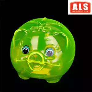 마키 훼미리 돼지 저금통 특대형 그린문구 복식구 복저금통 소품 다용도 동물