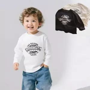 브루클린 남아여아 면 긴팔티셔츠 205986 (WFK5JZC)