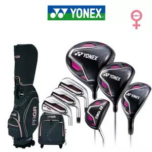 여성골프채풀세트 요넥스 뉴이존엘리트3.0 풀세트 PRGR 바퀴 캐디백세트