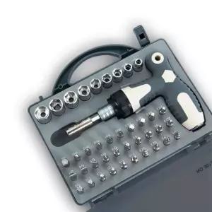 41in1 라쳇 드라이버 세트 T형 핸드 별 육각 일자 십자