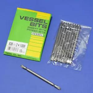 베셀 에어 드라이버 비트 B36x2x100 10개 1갑 2631901 드릴척 전동 충전드라이버에도 사용가능