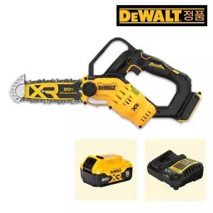 디월트 DCMPS520P1 20Vmax/5.0Ah x1팩 BL 충전 체인톱 204mm(8인치) 벌목 절단