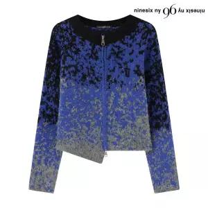 [롯데백화점]르샵. 언발 패턴 투웨이 집업 니트 가디건 (NP4CK002L0)