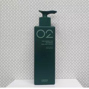 아모스 녹차실감 샴푸 지성두피용 500g